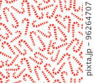 Sweet candy canes on cute Christmass pattern 96264707