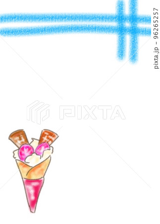 彼と食べ歩きたいクレープ 96265257