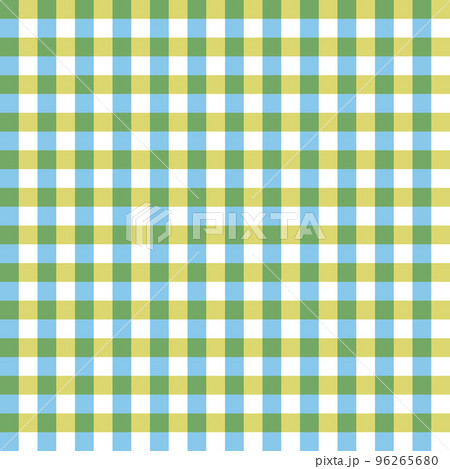 色違いチェック/ブルー×黄緑 96265680