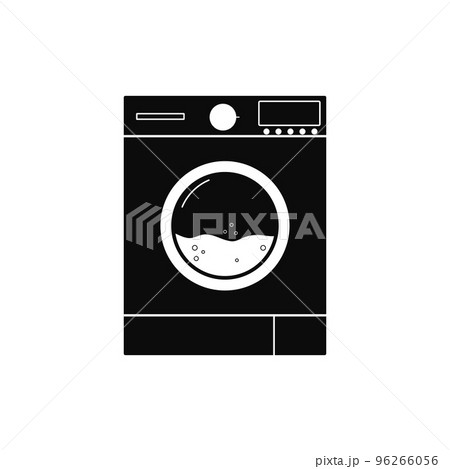 Washing machine line icon vector. Laundry sign.Element for design and print 96266056