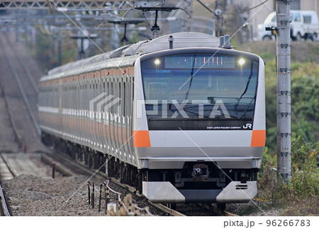 中央本線 四方津ー上野原 JR東日本 E233系0番台 H52編成(豊田) 中央本線 四方津ー上野原 JR東日本 E233系0番台 H52編成(豊田) 96266783