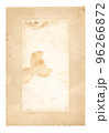 Old photo frame. Vintage paper. Retro card 96266872