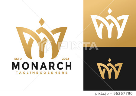 Letter M Crown Elegant Logo Design, brand identity logos vector, modern logo, Logo Designs Vector Illustration Template 96267790