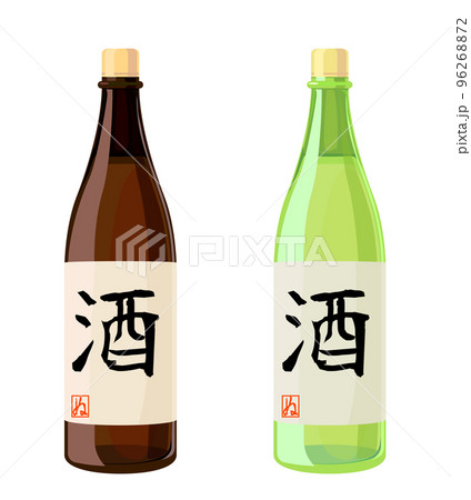 日本酒のセットイラスト 96268872