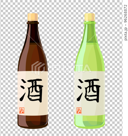 日本酒のセットイラスト 96268872