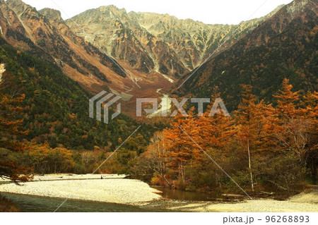 上高地の紅葉 96268893