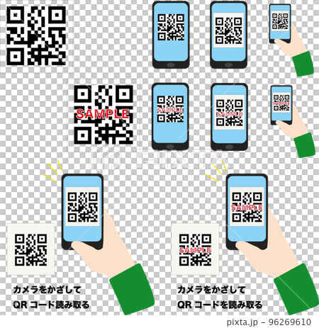 二維碼圖標 二維碼圖標 96269610