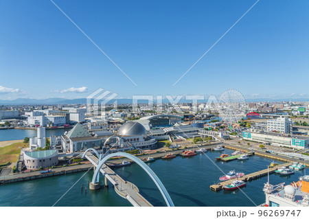 名古屋港ガーデンふ頭、ポートビルからの眺め〈愛知県名古屋市〉 名古屋港ガーデンふ頭、ポートビルからの眺め〈愛知県名古屋市〉 96269747