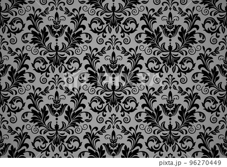 Wallpaper in the style of Baroque. Seamless background 96270449
