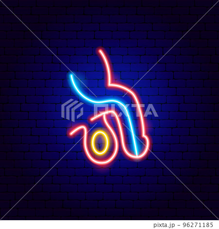 Man Reproductive System Neon Sign 96271185