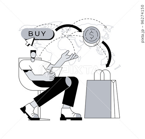 Order processing abstract concept vector illustration. Inventory management, warehouse processing software, online booking process, customer service, order handling center abstract metaphor. 96274150