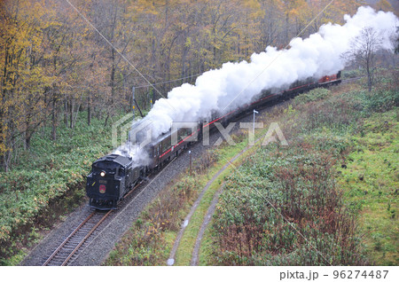 函館本線 比羅夫-倶知安 JR北海道 C11-171+14系+スハシ44+DE15-1520 ニセコ 函館本線 比羅夫-倶知安 JR北海道 C11-171+14系+スハシ44+DE15-1520 ニセコ 96274487