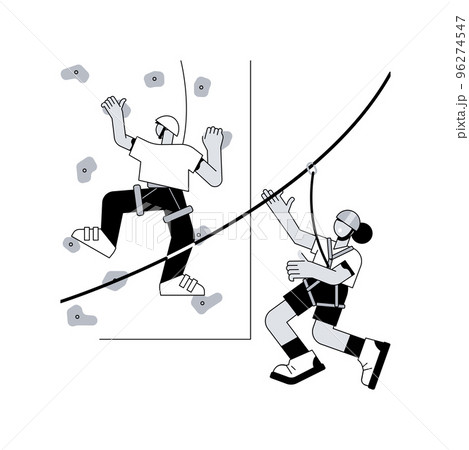 Obstacle course park abstract concept vector illustration. Active lifestyle, extreme sports, outdoor workout, climbing rope equipment, summer camp competition, power challenge abstract metaphor. Obstacle course park abstract concept vector illustration. Active lifestyle, extreme sports, outdoor workout, climbing rope equipment, summer camp competition, power challenge abstract metaphor. 96274547