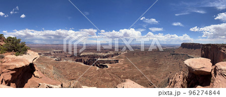 Aerial panoramic view of Canyonlands National Park, USA Aerial panoramic view of Canyonlands National Park, USA 96274844