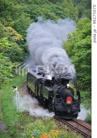 函館本線　小沢－倶知安　JR北海道　C11-171＋14系＋スハシ44＋DE15-1520　ニセコ 96275070
