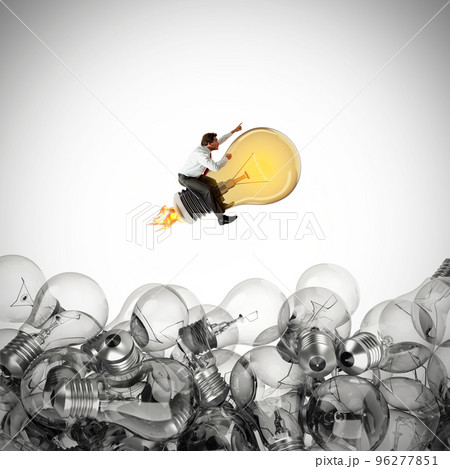 Great business idea. 3D Rendering Great business idea. 3D Rendering 96277851