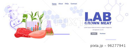 cultured raw meat with microscope laboratory accessories measuring utensils artificial lab grown meat production cultured raw meat with microscope laboratory accessories measuring utensils artificial lab grown meat production 96277941