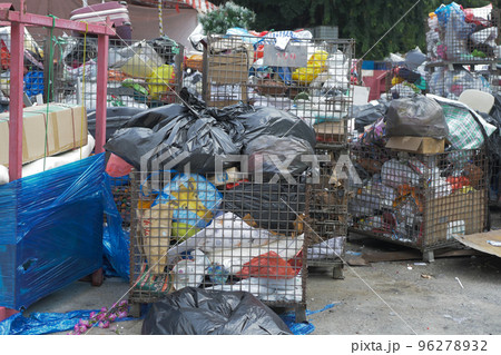 donated items in a large container  96278932