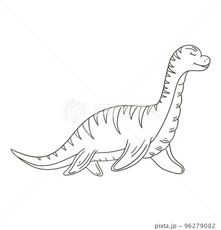 Coloring Illustration in hand drawn style. Children's drawings for your design 96279082