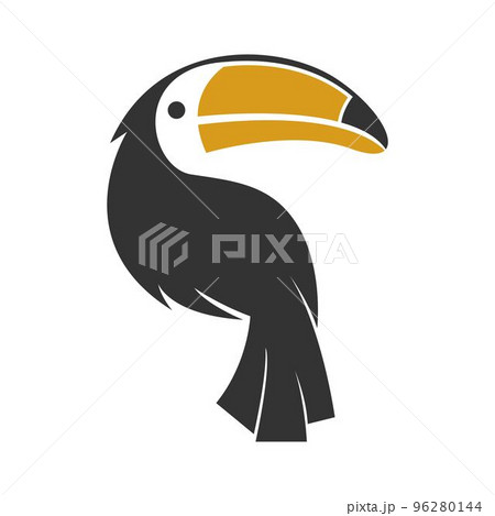 Toco Toucan logo icon design illustration 96280144