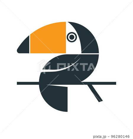 Toco Toucan logo icon design illustration Toco Toucan logo icon design illustration 96280146