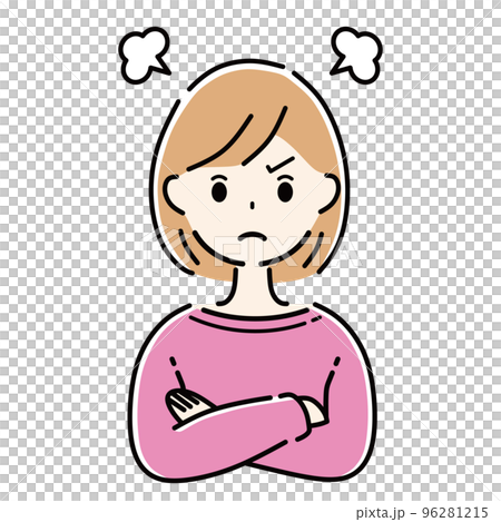 An angry lady 96281215