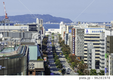 福岡　博多駅博多口　駅前　大博通り　福岡県福岡市 96281978