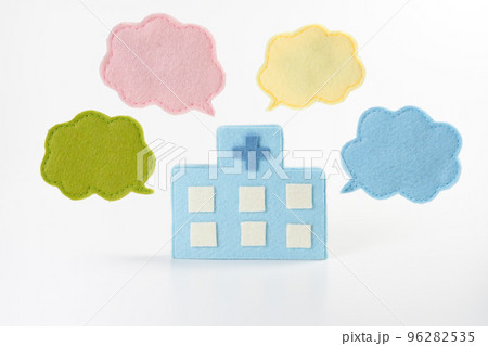 吹き出し　フエルト手芸 96282535