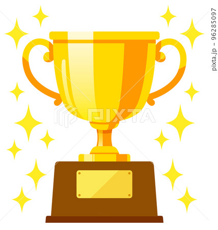 トロフィー　金　イラスト素材 96285097