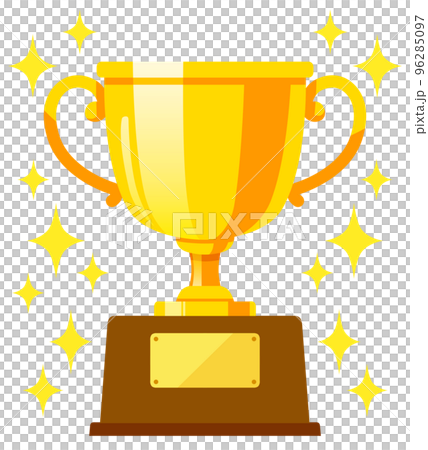 トロフィー　金　イラスト素材 96285097