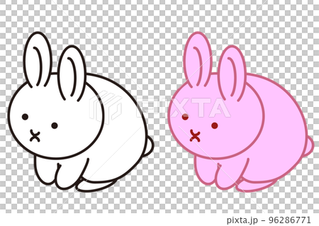 兎 アイコンイラストセット 兎 アイコンイラストセット 96286771