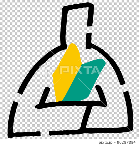 新手火柴人圖標。手繪矢量數據。 新手火柴人圖標。手繪矢量數據。 96287884
