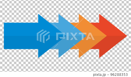 青から赤へ グラデーション矢印 横向き 気温変化 暖房冷房 青から赤へ グラデーション矢印 横向き 気温変化 暖房冷房 96288353