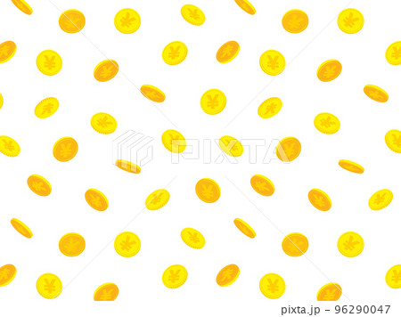 かわいいお金のイラスト＿リッチなイメージ 96290047