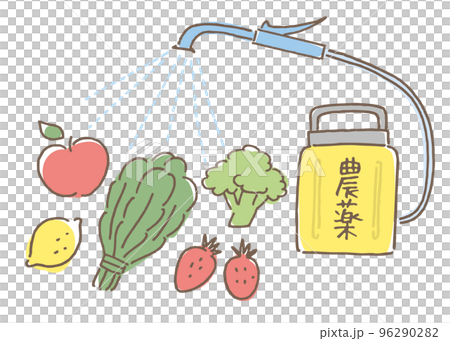 Agricultural crops and pesticides (no haze) 96290282