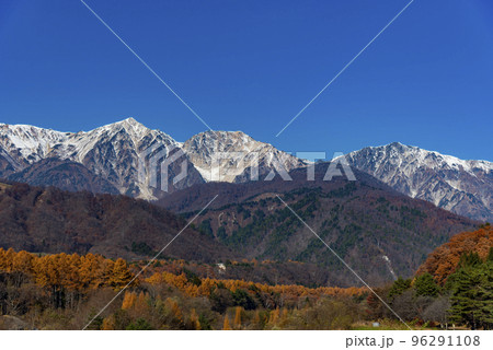 梓川からの白馬三山 96291108