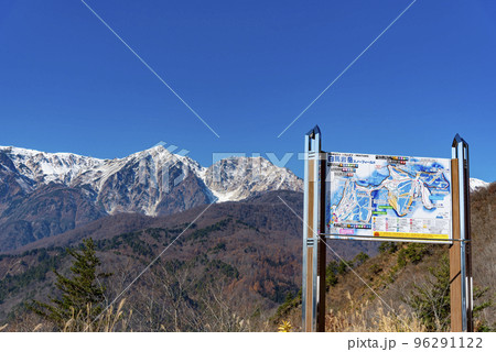 白馬岩岳マウンテンリゾートからの白馬三山 96291122