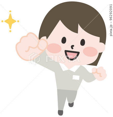 やる気満々の軽作業スタッフ 96292091