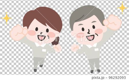 やる気満々の軽作業スタッフたち 96292093