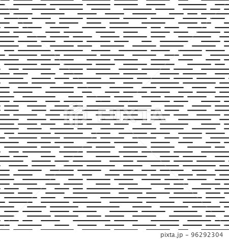 Seamless vector pattern of horizontal black thin lines with rounded ends. Seamless simple black and white geometric linear texture. Seamless vector pattern of horizontal black thin lines with rounded ends. Seamless simple black and white geometric linear texture. 96292304