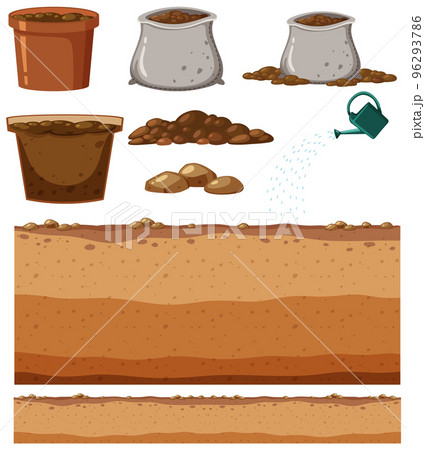 Set of plant growing preparation 96293786