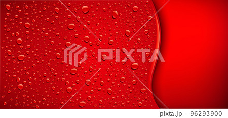 dark red bubbles droplets background with place for your text	 96293900