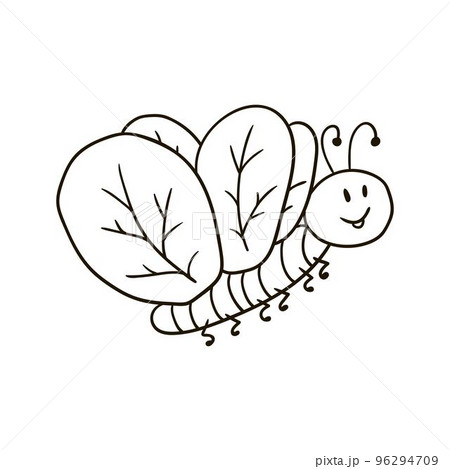 Coloring Illustration in hand drawn style. Children's drawings for your design Coloring Illustration in hand drawn style. Children's drawings for your design 96294709
