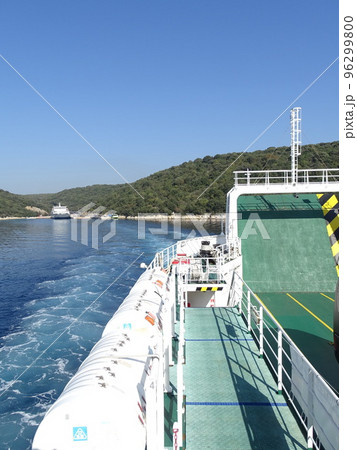 Ferryboat Valbiska-Merag, connection from the shore to Krk island, Croatia 96299800