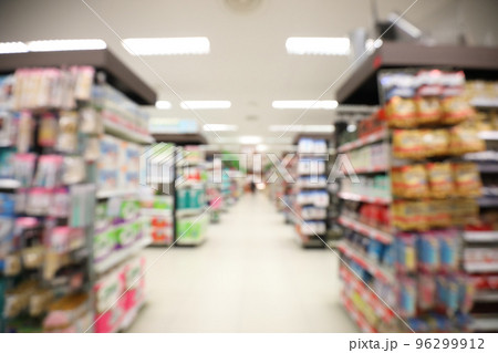 Defocus background blur indoor Store supermarket 96299912