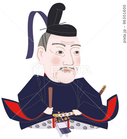 徳川秀忠　肖像画　デフォルメ 96301600