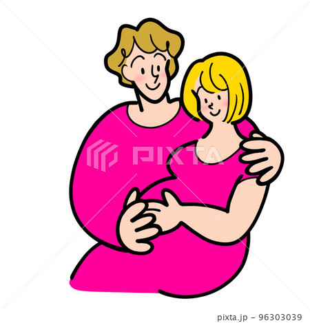 愛し合う夫婦ー妊娠 96303039