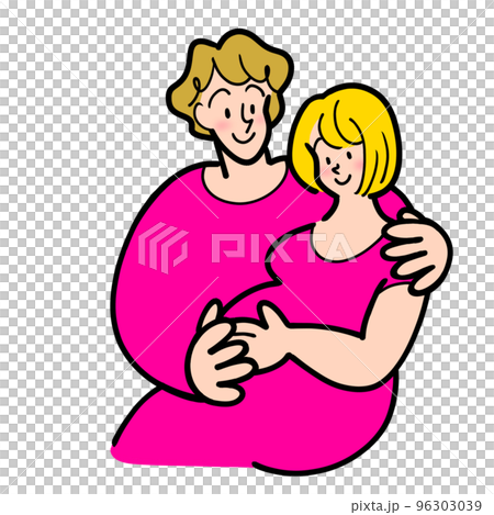 愛し合う夫婦ー妊娠 96303039