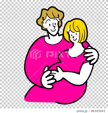 愛し合う夫婦ー妊娠 96303041