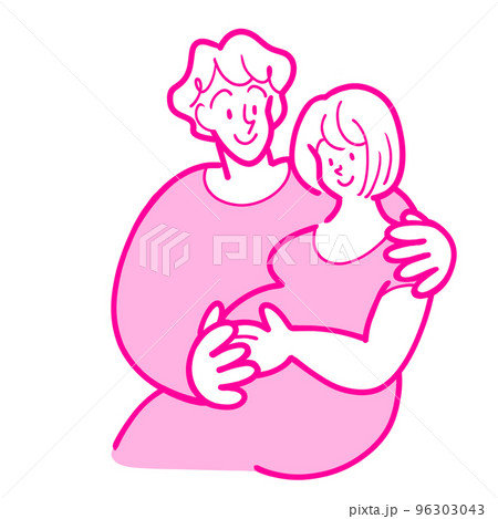愛し合う夫婦ー妊娠 96303043